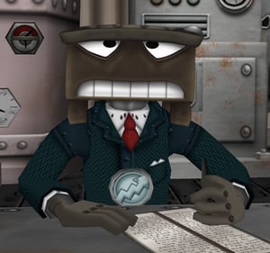 This is the Avatar Image for the Chief Operating Officer/Thomas Saggs (Toontown: Corporate Clash) AI Voice and Text to Speech Generator